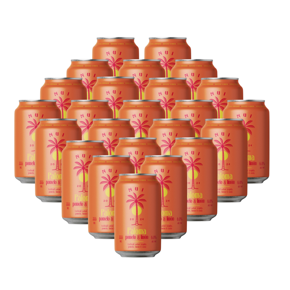 24-pack - Paloma (Tequila, Pomelo & Limón) lata 355 cc