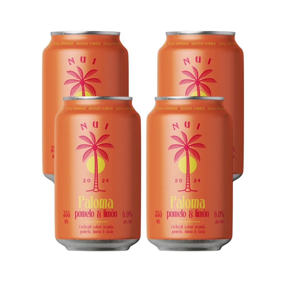 4 Pack - Paloma (Tequila, Pomelo & Limón) lata 355 cc