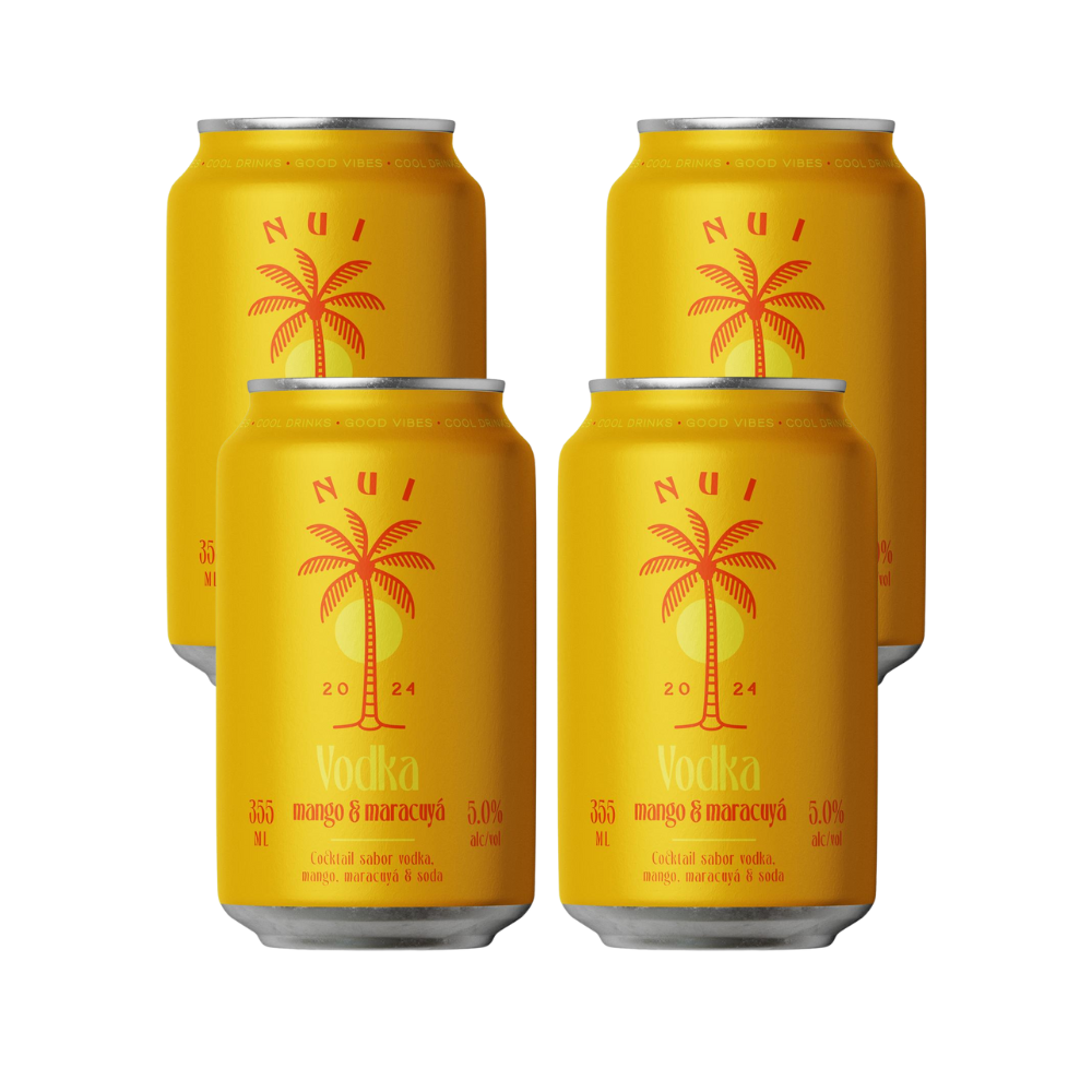 4 Pack - Trópica (Vodka, Mango & Maracuyá) lata 355 cc